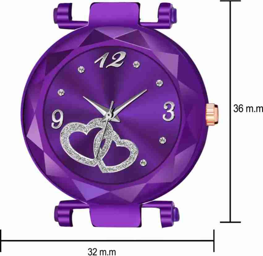 Purple hotsell heart watch