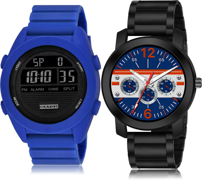 Men's digital best sale analog combination watches