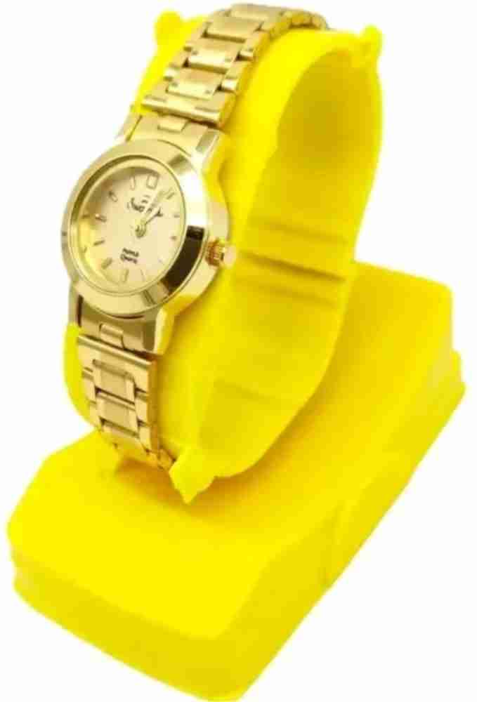 elivor Golden Wrist Watch HMT HTM Swarna Golden Analog Watch For Women Buy elivor Golden Wrist Watch HMT HTM Swarna Golden Analog Watch For Women SRN95 Online at Best