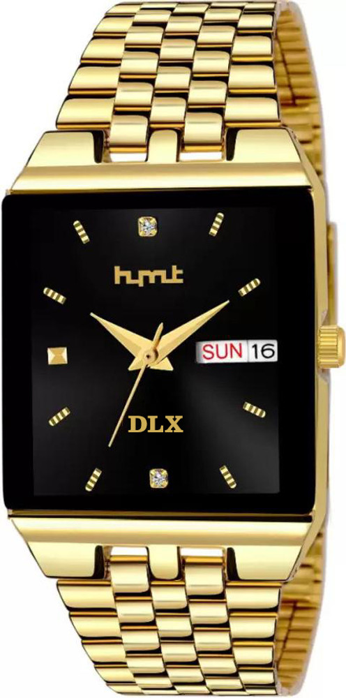HMT DLX Golden Chain Watch Analog Watch For Men Buy HMT DLX