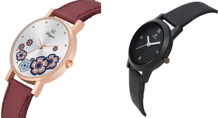 Trendy ladies leather watch flipkart top