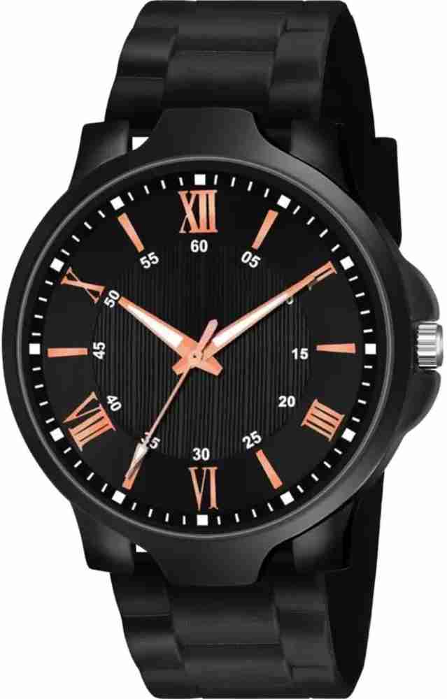 Miss Perfect Ca Black Copper Roman Dial Men Pu Watch Analog Watch For Men Buy Miss Perfect Ca Black Copper Roman Dial Men Pu Watch Analog Watch For Men