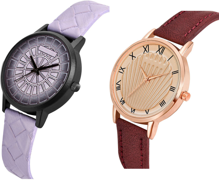 Women's geometry quartz watch flipkart cheap