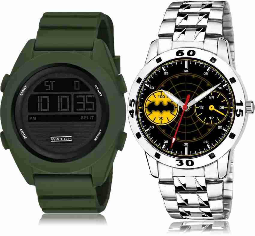 Digital and 2025 analog watch combo