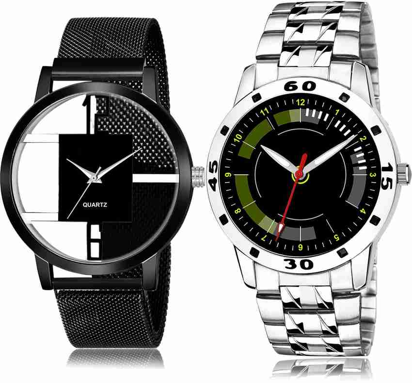 Flipkart watch on sale black colour
