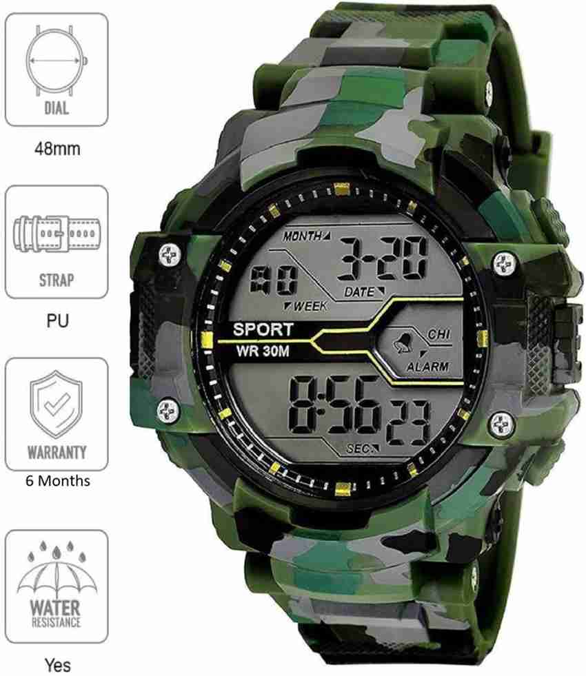 Harbor CH ARMY Military Green Army Camouflage Sport Water Shock Resistance Alarm Watch Wrist Digital Watch For Boys Buy Harbor CH ARMY Military Green Army Camouflage Sport Water Shock Resistance Alarm...