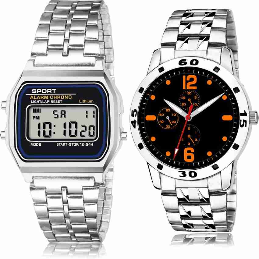 Analog digital watch combo hot sale