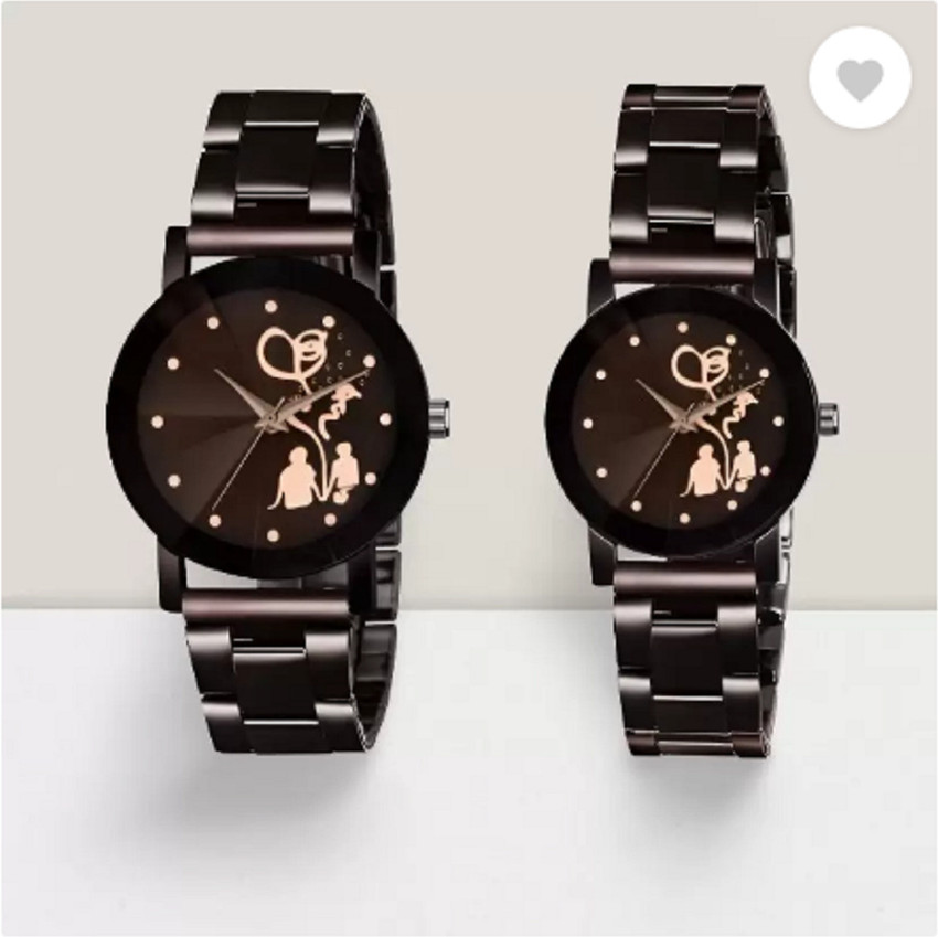 Fashion couple quartz watch best sale