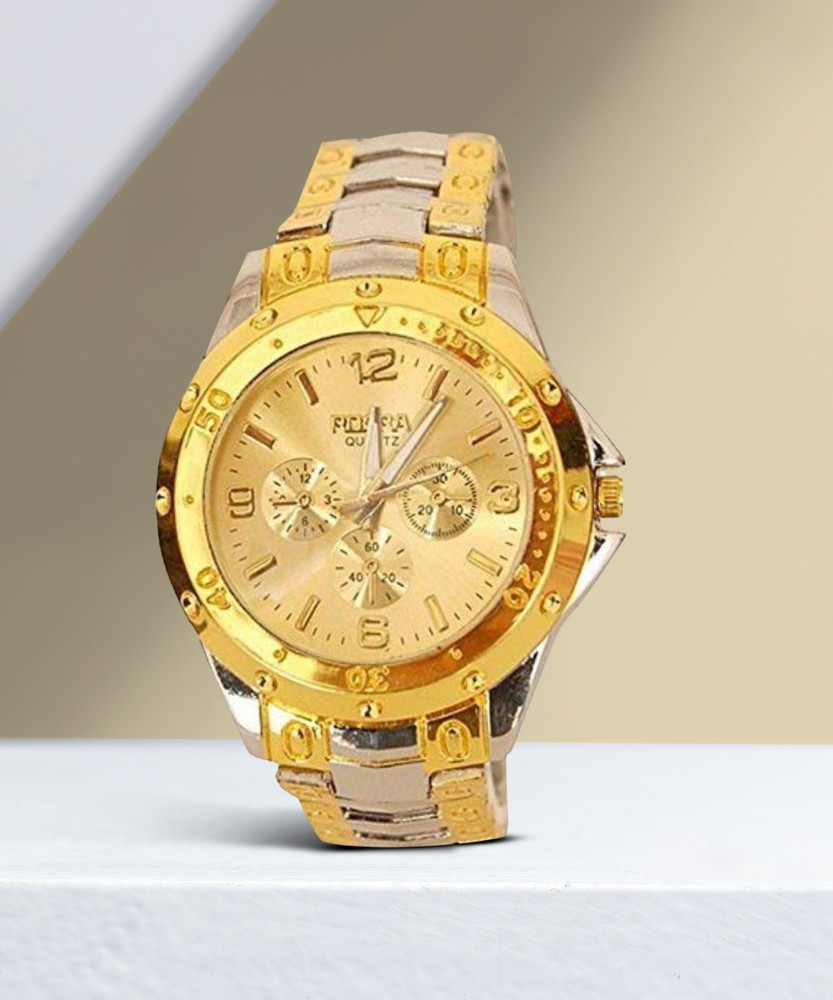 Boys gold watch top