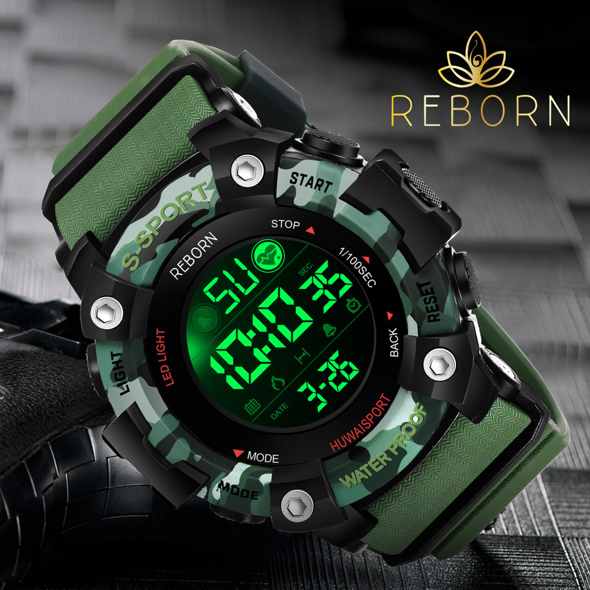 Green light sport top watch
