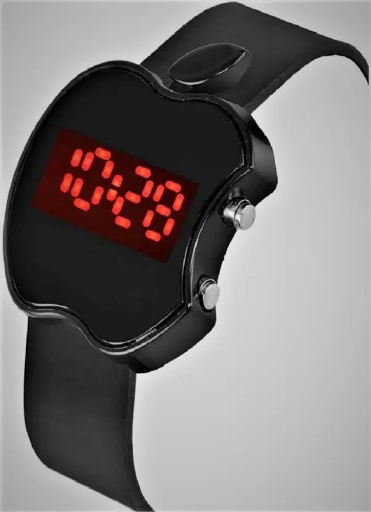 Apple shaped led watch sales