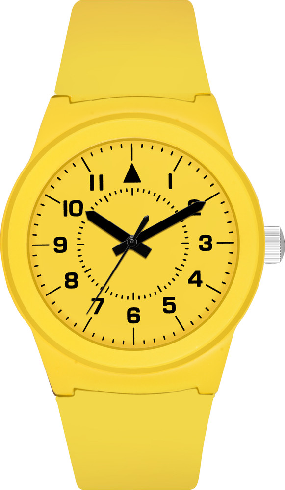 Yellow wrist watch on sale