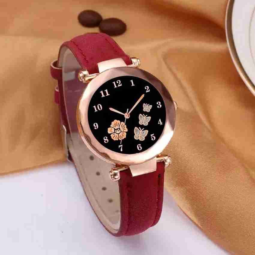 Stylish wrist watch for girl on sale