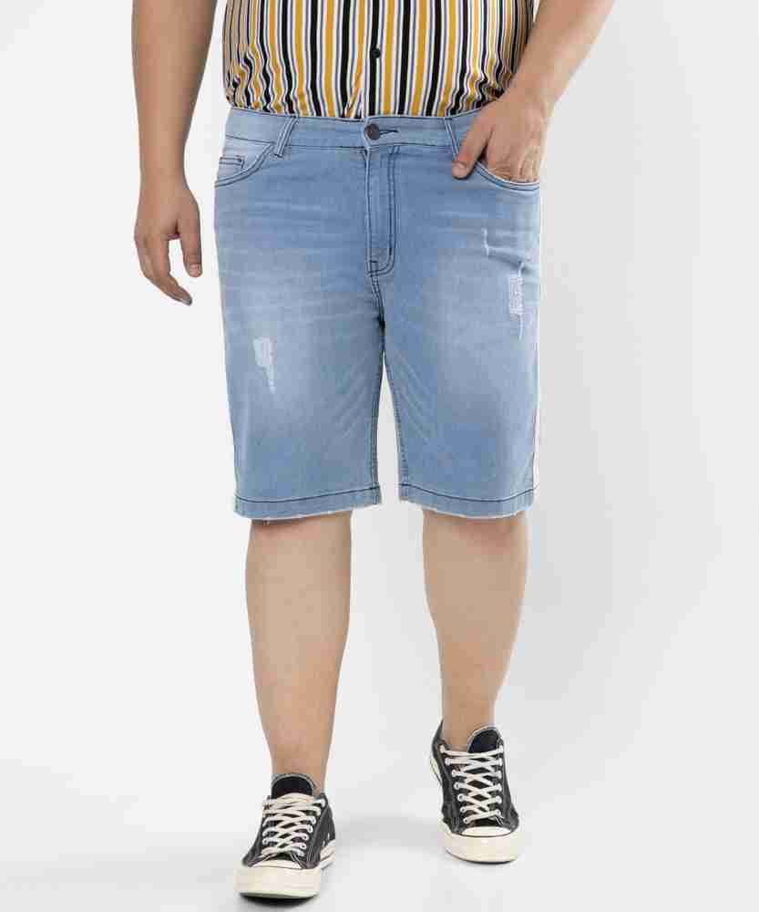 H and m mens denim shorts hotsell