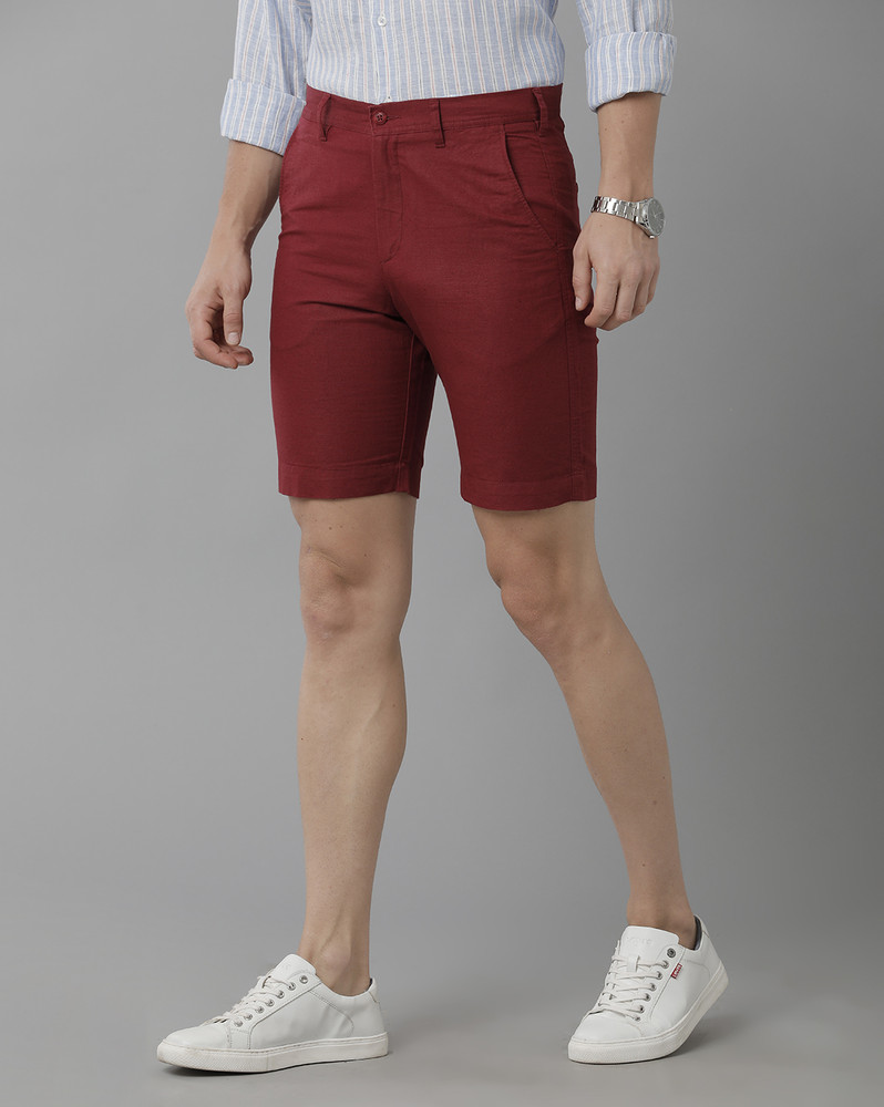 Linen Club Solid Men Maroon Basic Shorts Buy Linen Club Solid Men Maroon Basic Shorts Online at Best Prices in India Flipkart