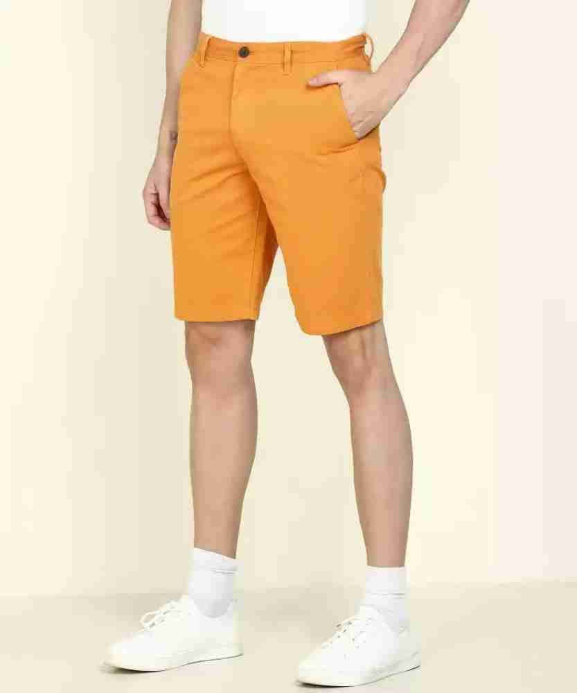 Mens yellow chino shorts discount
