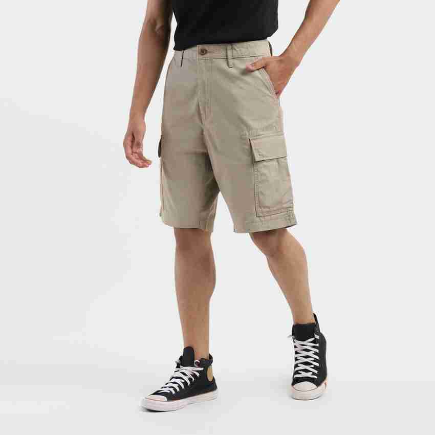 LEVI S Solid Men Khaki Cargo Shorts Buy LEVI S Solid Men Khaki Cargo Shorts Online at Best Prices in India Flipkart