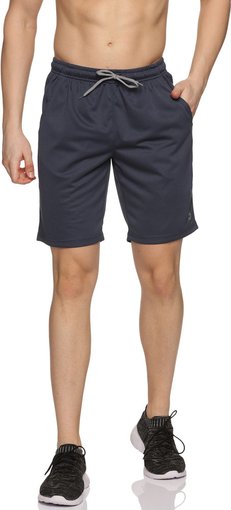 YONEX Printed Men Dark Grey Sports Shorts Buy YONEX Printed Men