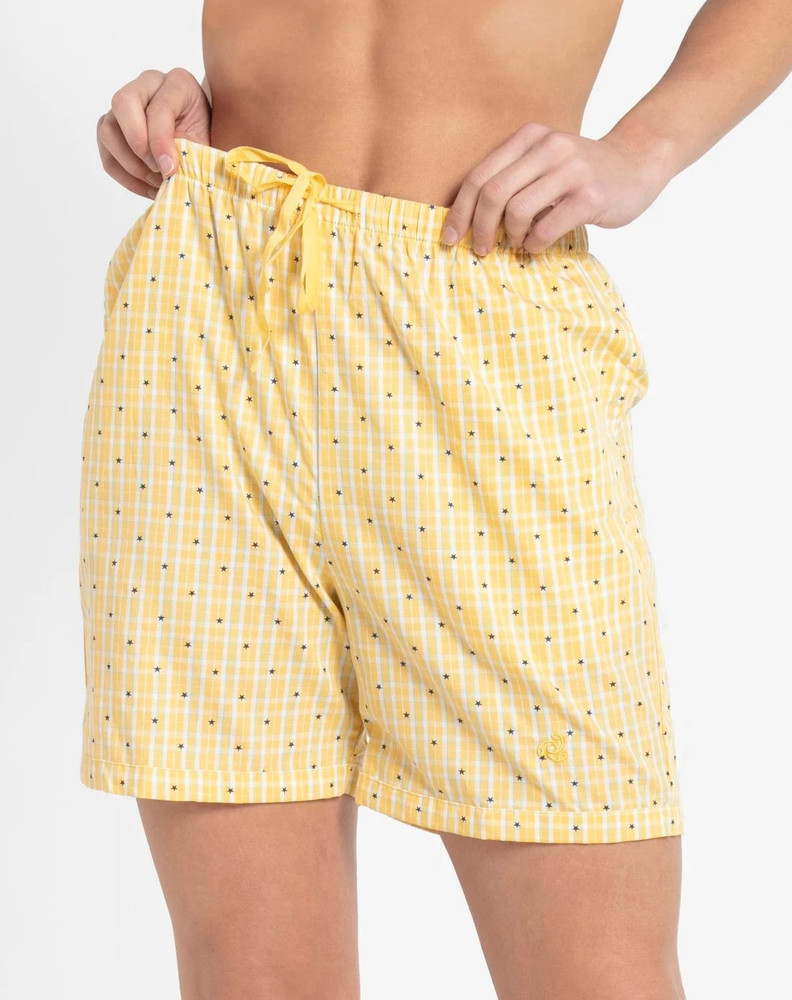 JOCKEY Checkered Women Yellow Boxer Shorts Buy JOCKEY Checkered Women Yellow Boxer Shorts Online at Best Prices in India Flipkart