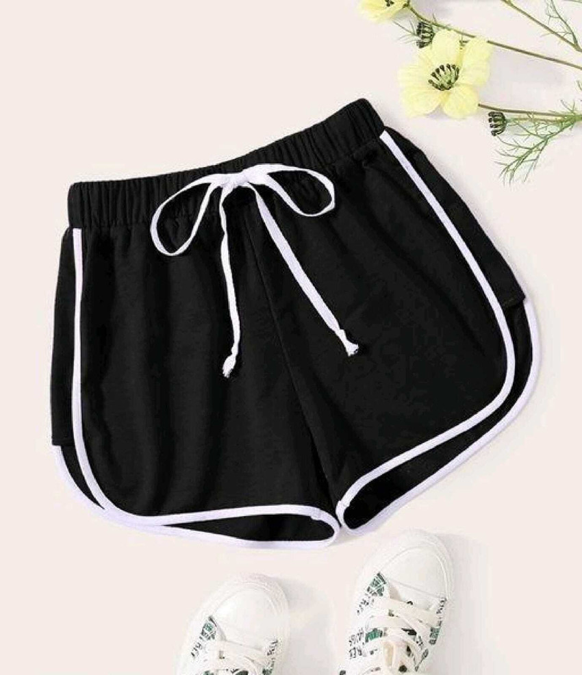 LITTLE KANHA Striped Women Black Basic Shorts Buy LITTLE KANHA Striped Women Black Basic Shorts Online at Best Prices in India Flipkart