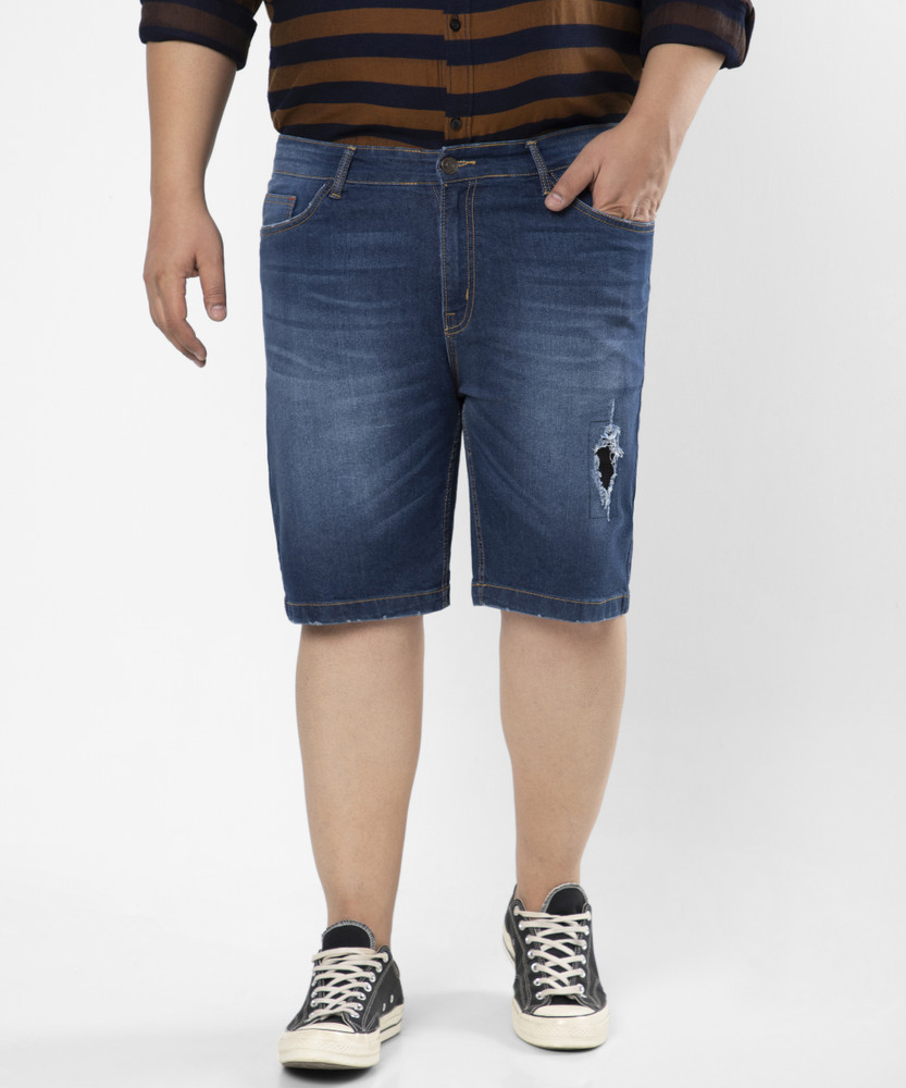 Denim shorts mens india hot sale
