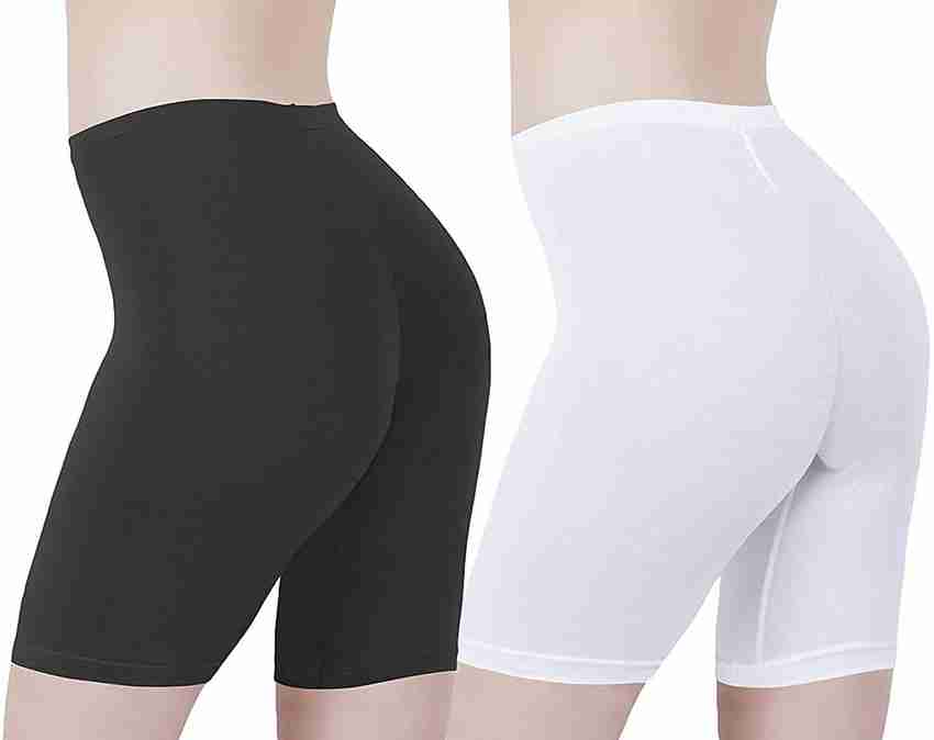 Black and white cycling shorts best sale