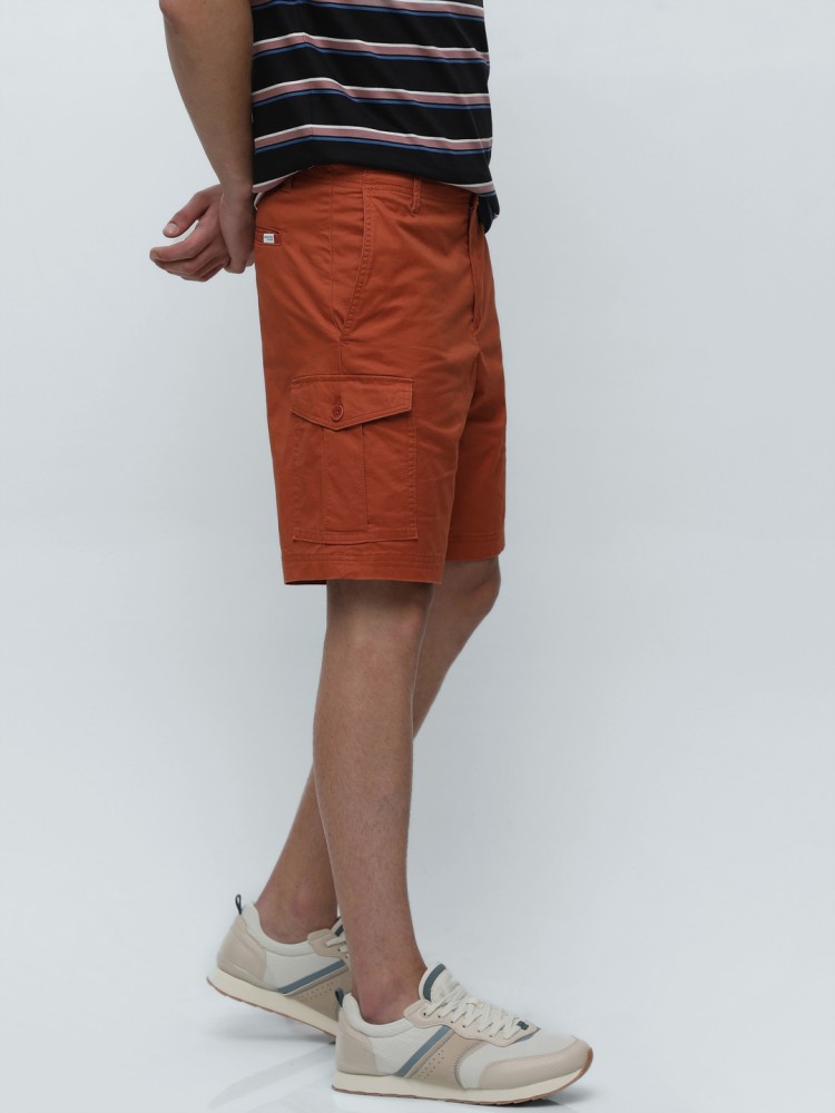 Short Cargo Homme Orange