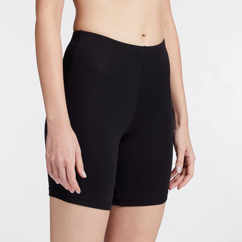 Basic black bike shorts hot sale