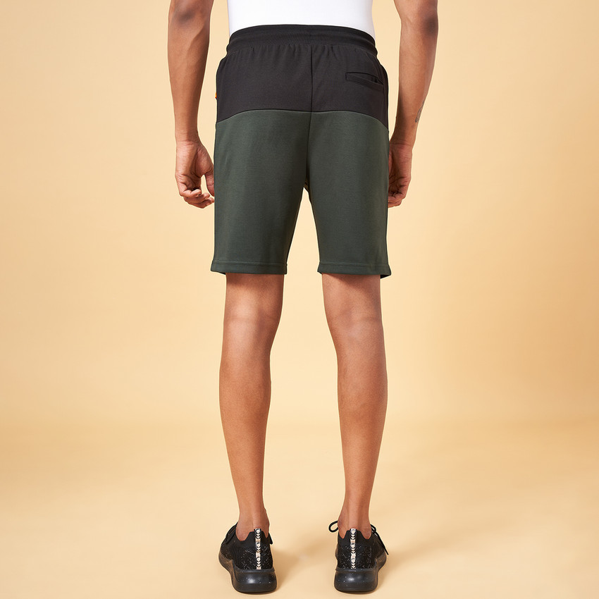 Ajile By Pantaloons Self Design Men Green Basic Shorts Buy Ajile