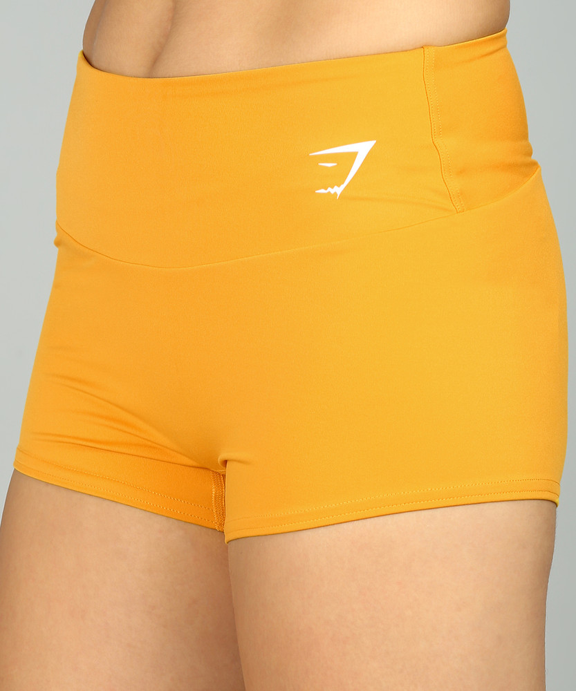 Gymshark yellow dreamy shorts deals