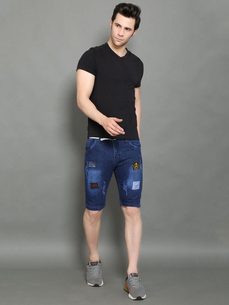 izravan Solid Men Denim Blue Denim Shorts Buy izravan Solid Men Denim Blue Denim Shorts Online at Best Prices in India Flipkart