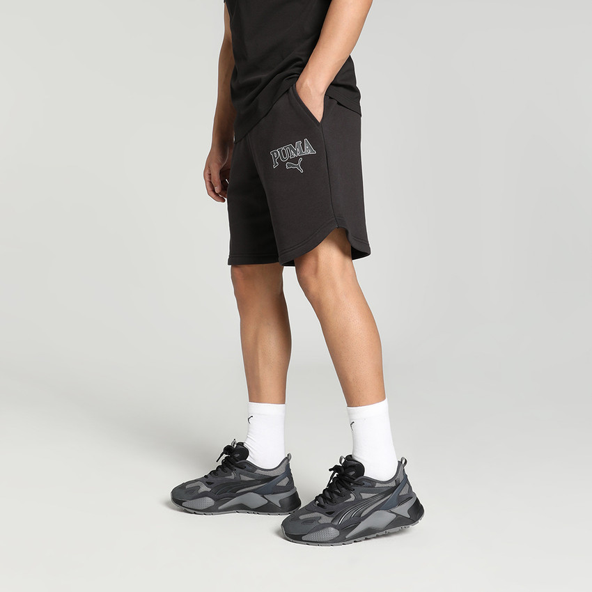 PUMA Printed Men Black Denim Shorts Buy PUMA Printed Men Black