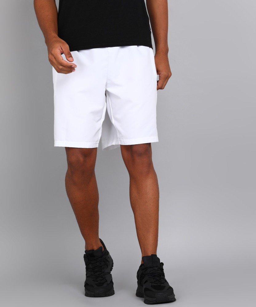 ADIDAS Solid Men White Sports Shorts - Buy ADIDAS Solid Men White Sports  Shorts Online at Best Prices in India