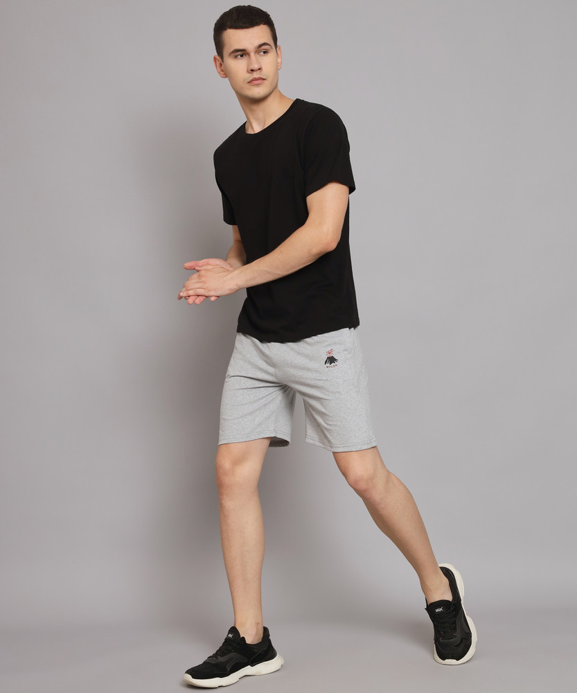 MYLES Solid Men Grey Basic Shorts Buy MYLES Solid Men Grey Basic Shorts Online at Best Prices in India Flipkart