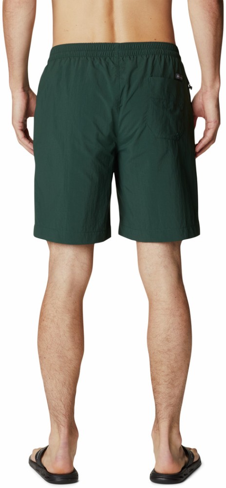 Columbia Sportswear Solid Men Green Basic Shorts Buy Columbia