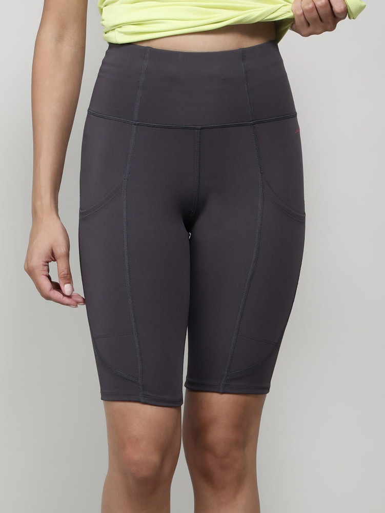 JOCKEY Solid Women Grey Sports Shorts Buy JOCKEY Solid Women