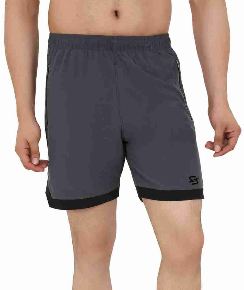 Patterned hot sale running shorts