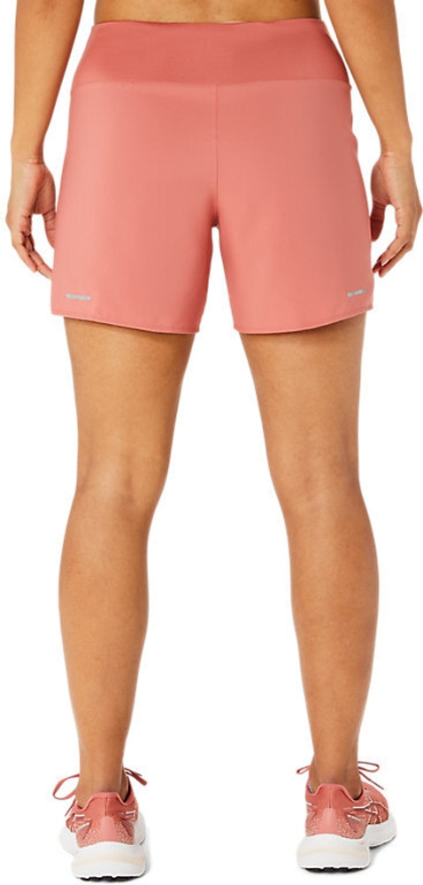 asics pink shorts