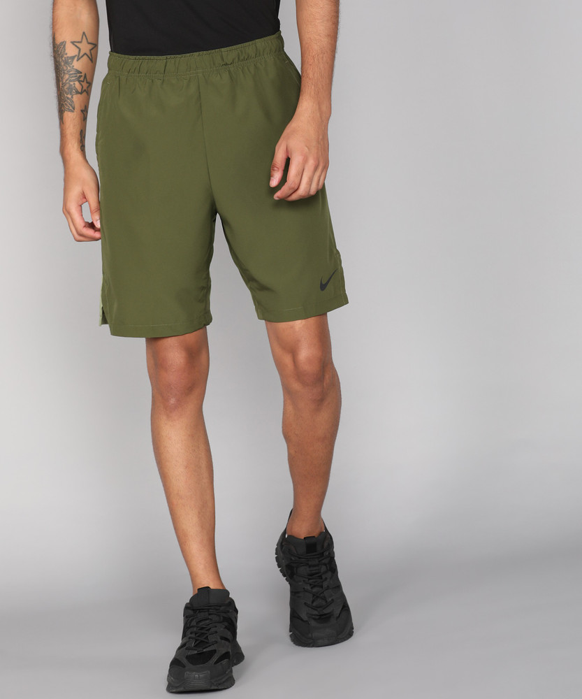 NIKE Color Block Men Green Sports Shorts Buy NIKE Color Block