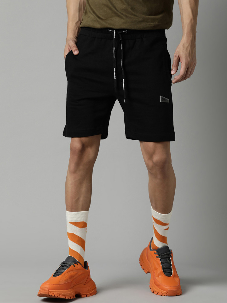 BREAKBOUNCE Solid Men Black Casual Shorts Buy BREAKBOUNCE Solid