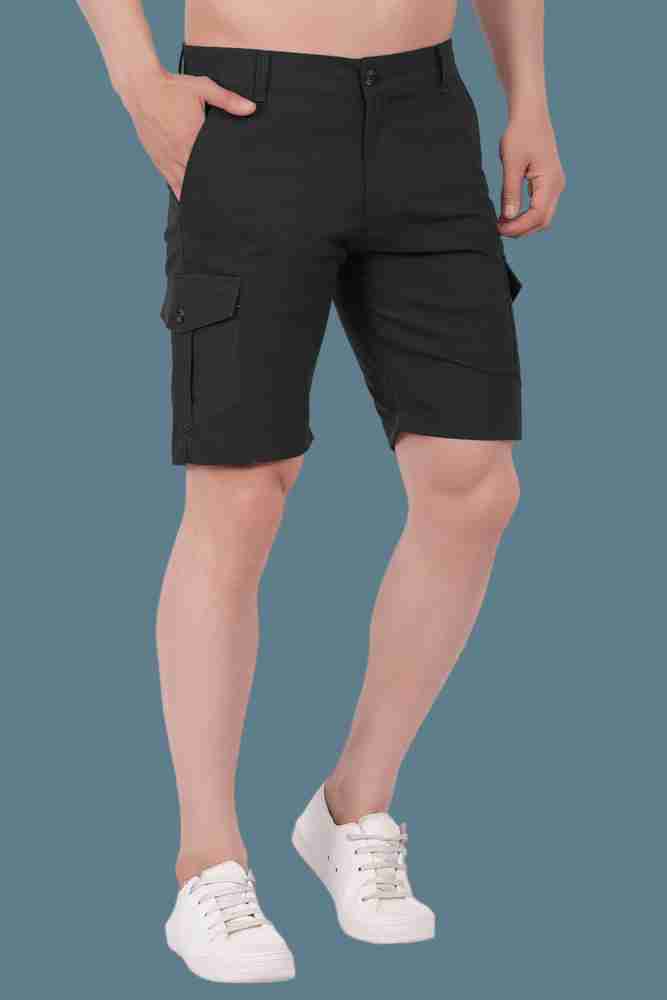 CLOTHINK India Solid Men Black Cargo Shorts Buy CLOTHINK India Solid Men Black Cargo Shorts Online at Best Prices in India Flipkart
