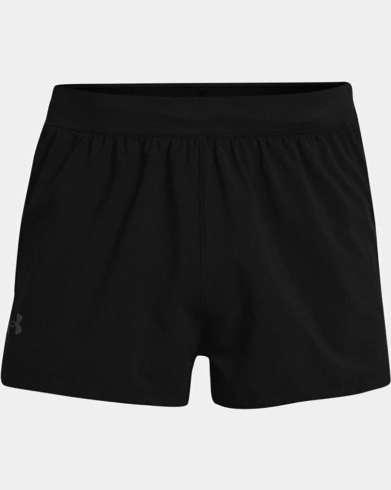 Under armour black running shorts on sale