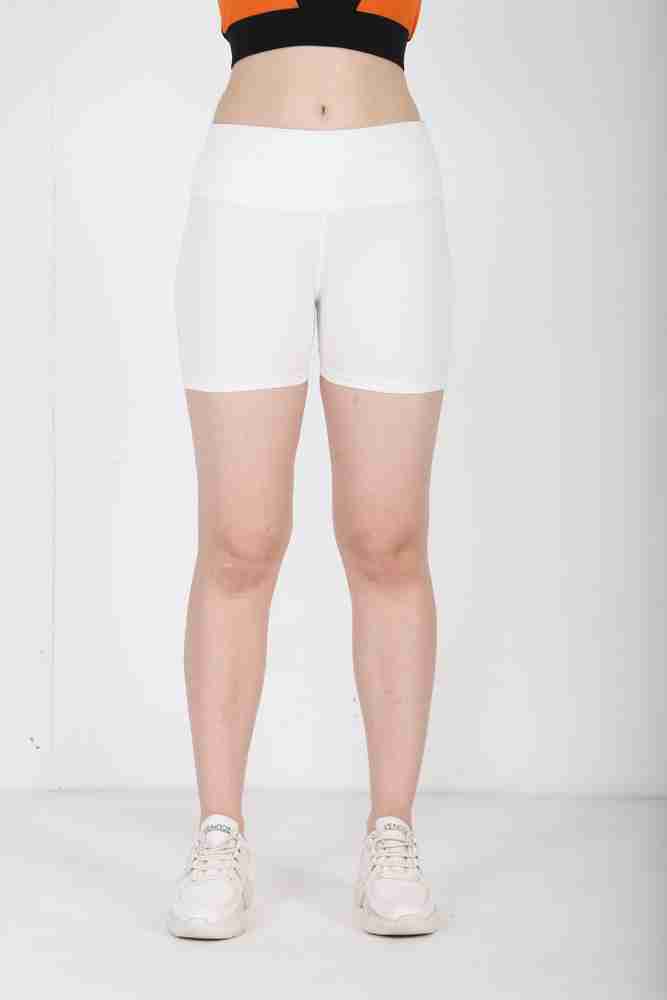 Bodyshell Solid Women White Cycling Shorts Buy Bodyshell Solid Women White Cycling Shorts Online at Best Prices in India Flipkart