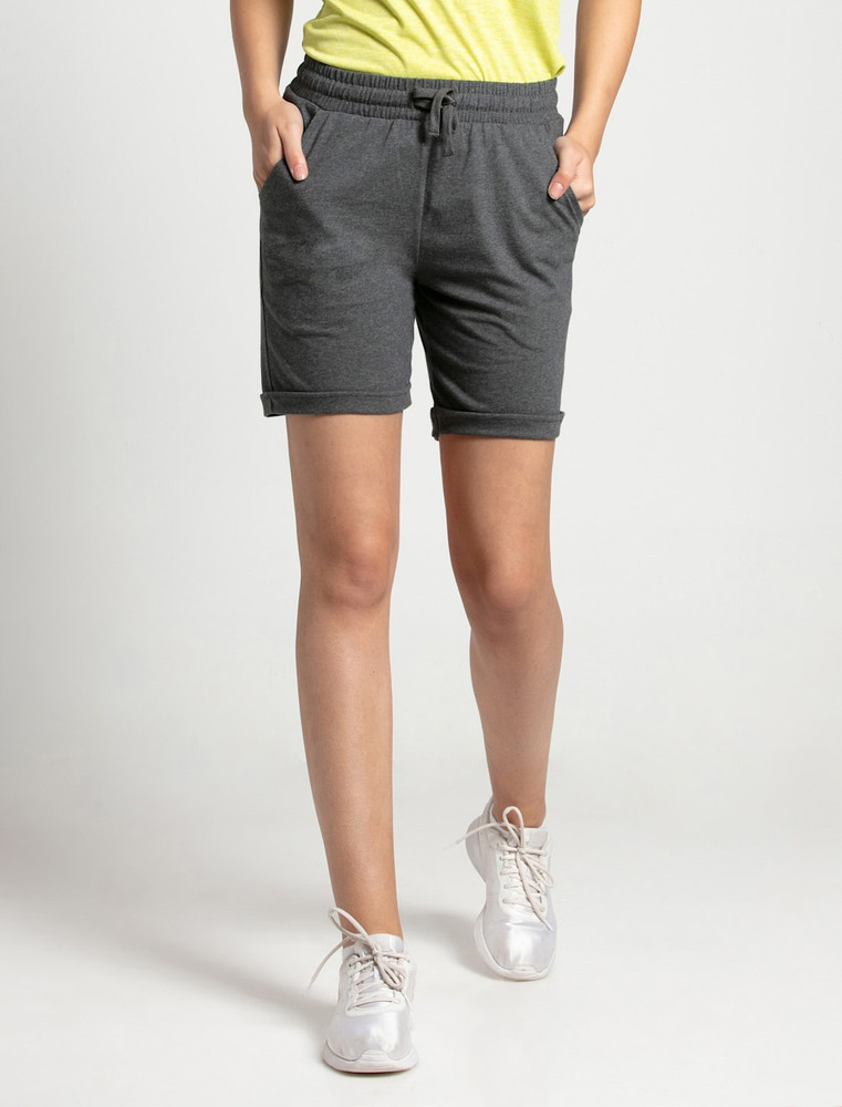 JOCKEY Solid Women Grey Regular Shorts Buy JOCKEY Solid Women