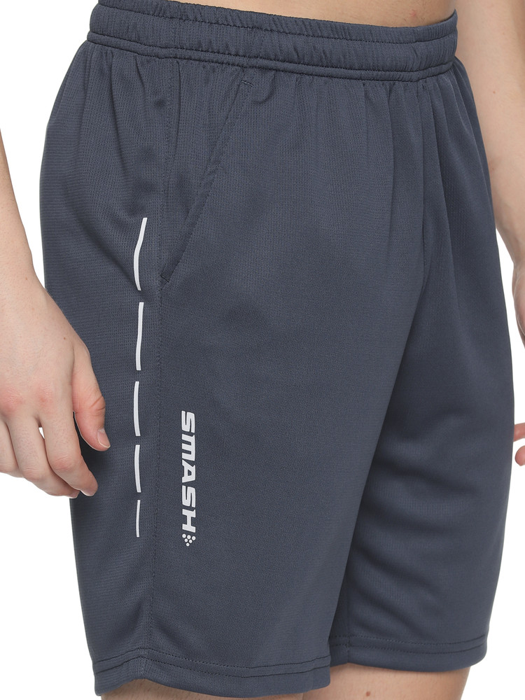 YONEX Printed Men Dark Grey Sports Shorts Buy YONEX Printed Men