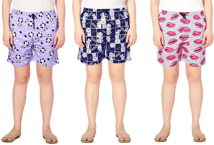 ANFAFAB Printed Women Multicolor Regular Shorts Buy ANFAFAB Printed Women Multicolor Regular Shorts Online at Best Prices in India Flipkart