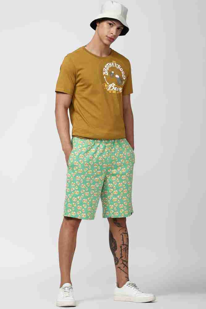 FOREVER 21 Printed Men Green Regular Shorts Buy FOREVER 21 Printed Men Green Regular Shorts Online at Best Prices in India Flipkart