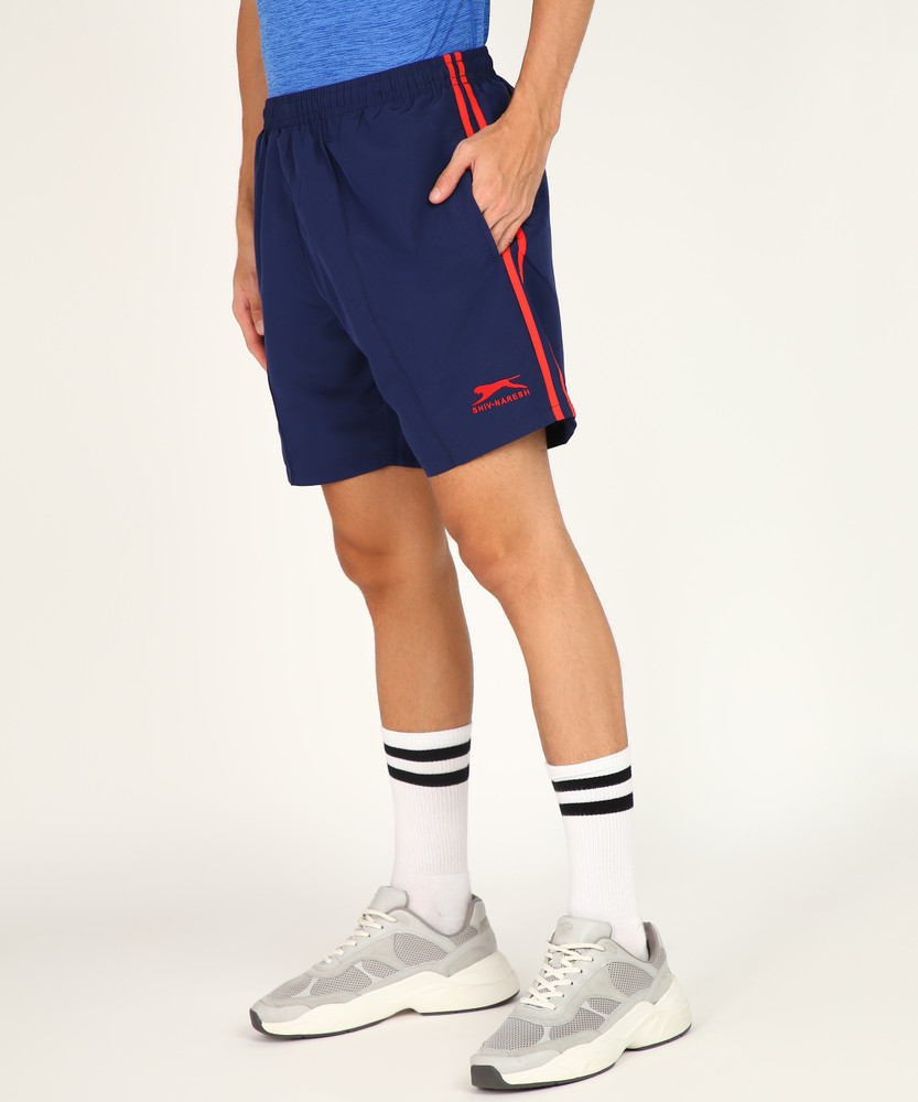 SHIV NARESH Solid Men Dark Blue Sports Shorts Buy SHIV NARESH