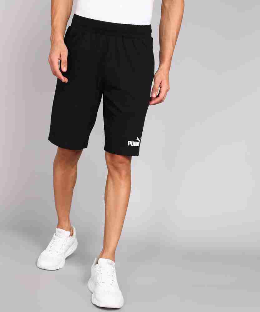 PUMA Solid Men Black Sports Shorts Buy PUMA Solid Men Black