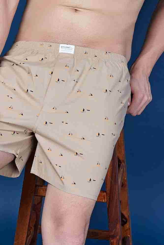 Maxzone Printed Men Beige Boxer Shorts Buy Maxzone Printed Men Beige Boxer Shorts Online at Best Prices in India Flipkart
